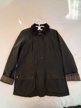 Women's Barbour Beadnell Wax Jacket Size 8/ 38 EU